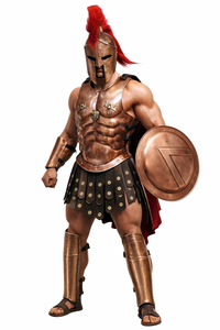 Armadura Espartana Medieval con Cuirras, Casco, Protectores de Piernas y Brazaletes, Traje Decorativo y Disfraz de Halloween - Product Image 3