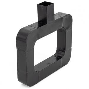 Jarrón Cuadrado de Metal Negro Moderno Personalizado - Centro de Mesa de Hierro de Estilo Industrial de Lujo - Jarrón de Flores Geométrico Minimalista para Habitación - Product Image 1