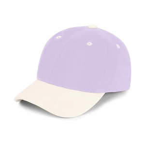 Gorra de béisbol de 5 paneles con costuras en contraste, de mezclilla bicolor, algodón, correa ajustable, unisex, vintage, lavada, transpirable, impermeable, con lazos. - Product Image 5