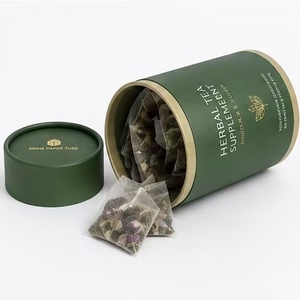 Biodegradable <b>Cardboard</b> Cylinder Box Food Grade Paper <b>Tube</b> for Dietary Supplements - Product Image 1