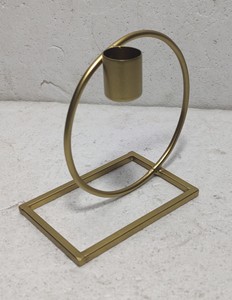 Handmade <b>Glass</b> Stand Customized Print Golden Metal <b>Candlestick</b> Holder for Home Decoration Elegant Metal Lanterns Candle Jars - Product Image 4
