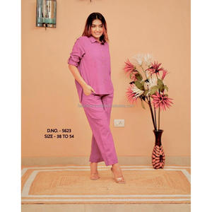 Conjunto de Ropa Exterior para Hombre de Algodón Grueso de Primera Calidad (Largo Corto 29\") con Botones de Madera, Marca Fabzone - Product Image 5