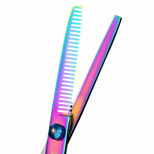 Wholesale High Quality Hair Scissors / Professional Hair Cutting Scissors Stainless Steel <b>Barber</b> Scissor 440C Sharp <b>Blade</b> - Product Image 4