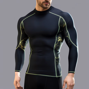 Ventes chaudes : Rashguard d'arts martiaux personnalisé de qualité supérieure, vêtement de compression haute performance pour l'entraînement, respirant et à séchage rapide - Product Image 5