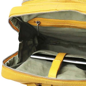 Sac à dos de luxe en cuir véritable, durable, pour loisirs, grande capacité, avec logo personnalisé, multifonctionnel, pour ordinateur portable, pour hommes, vente chaude - Product Image 6