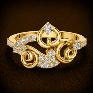 แหวนเพชรทรงกลมเจียระไนแบบบริลเลียนท์จากธรรมชาติ 14K ทองคำขาว แหวนหมั้นแบบสั่งทำพิเศษ CVD HPHT เครื่องประดับขายส่ง - Product Image 1