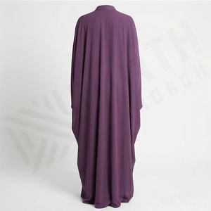 Vestido Abaya Musulmán de Algodón con Mangas Murciélago, Tallas Grandes, OEM ODM, Ropa Islámica, Color Personalizado, Elegante - Product Image 2