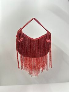 Designer Handcrafted Seed <b>Bead</b> Embroidery Crossbody Handbag Premium Luxury Waterproof <b>Large</b> Capacity with Adjustable Strap - Product Image 3