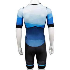 ชุดแข่งไตรกีฬาแขนสั้นระบายอากาศได้ดี พร้อมกางเกงขาสั้นแบบ Bibi และเสื้อเจอร์ซีย์  พร้อมคุณสมบัติความสบายในการสวมใส่ - Product Image 3