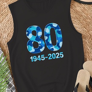 Chaleco casual de mujer con diseño de camuflaje azul 80 - Product Image 4