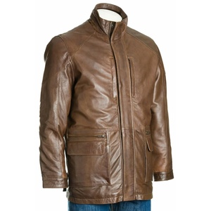 2026 New <b>Winter</b> <b>Leather</b> <b>Jacket</b> for Men Wholesale Sheepskin Sherpa Shearling Faux Custom <b>jacket</b> for men - Product Image 5