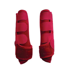 Protège-jambes de cheval haut de gamme à sangle croisée en polyester pour la protection des tendons équins, équipement d'équitation, fournisseur d'usine sur mesure - Product Image 6