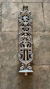 Victorian iron staircase refined ornamental scroll design durable construction elegant railing timeless classical architecture <b>d</b> - Product Image 4