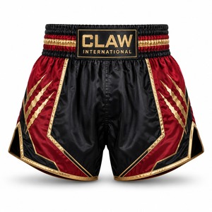 Custom Logo OEM MMA Shorts Lightweight Stretch Polyester Spandex Fight Training Comfortable High Quality MMA Shorts Customized - Product Image 1