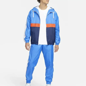 OEM Custom Breathable Tracksuits Two Piece <b>Short</b> Sweat suit Nylon Zipper Windbreaker <b>Jacket</b> <b>Short</b> Set Tracksuit for Men 2026 - Product Image 3