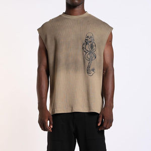 Débardeur de performance pour homme, idéal pour la gym, le fitness, la course à pied, séchage rapide, respirant, coupe ajustée, vêtement de sport - Product Image 5