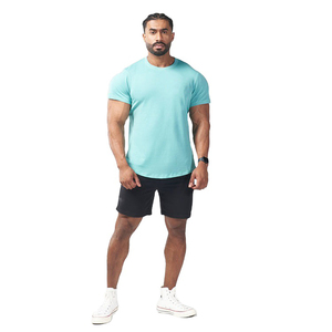 Muscle gym <b>Men's</b> T-Shirts soft breathable workout tee for training running fitness <b>stretch</b> fabric gym performance wear for <b>men</b> - Product Image 3