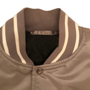 Blouson Bomber en Toile à Col Montant pour Homme, Respirant, Haute Qualité, Très Demandé, Vente Chaude, Service OEM, Style Court en Satin Tendance - Product Image 5