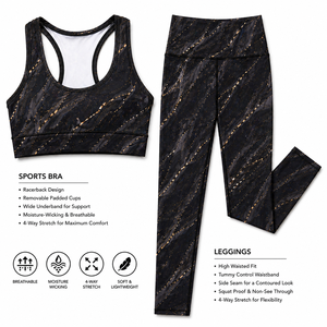 New Seamless Women Yoga <b>Sets</b> Workout Running Yoga Wear Crop Tops <b>Long</b> <b>Sleeve</b> Leggings Sportswear <b>Gym</b> Fitness <b>Sets</b> - Product Image 6