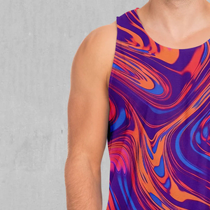 Streetwear Custom <b>Singlet</b> Gym Sportswear Blank Sleeveless Vest Sublimation <b>Men's</b> Top Bodybuilding <b>Men's</b> Sublimation Tank Top - Product Image 3