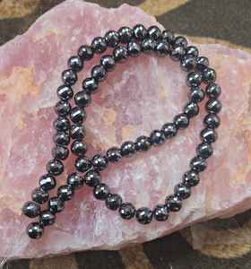 Perles de diamant moissanite noires de 10 mm, taille AAA, collier magnifique de 23 pouces - Product Image 1