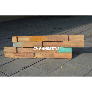 PANGESTU Panneaux muraux insonorisants de style moderne en matériaux recyclés, motif géométrique, pour usage domestique, commercial, divertissement et villas - Product Image 2