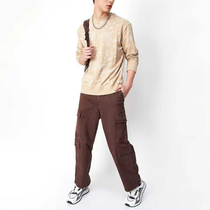 Prix de gros Nouveau pantalon cargo tendance 100% coton de haute qualité, confortable et adapté, fabriqué au Pakistan, pantalon pour homme - Product Image 6