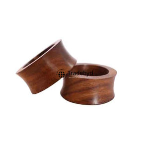 แหวนรองผ้าเช็ดปากไม้สไตล์โมเดิร์น ทำด้วยมือ สำหรับตกแต่งโต๊ะอาหาร อุปกรณ์เสริมสำหรับโรงแรม โดย Tradebyd - Product Image 6