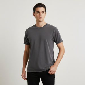 Fabricant de vêtements en gros, t-shirts personnalisés en coton 100% 240g, t-shirts à épaules tombantes, t-shirts pour hommes en grande taille - Product Image 4