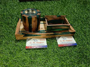 เตาเผาบัคฮูร์เรซิ่นทำมือ กลิ่นอู๊ดหรูหรา ของขวัญพรีเมียมสำหรับรอมฎอนและอีด - Product Image 6