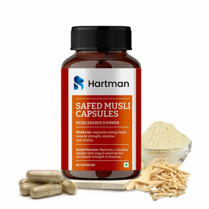 Cápsulas SafedMusli para la salud reproductiva masculina mejora el rendimiento físico Testos terone niveles para adultos mujeres embarazadas) - Product Image 6