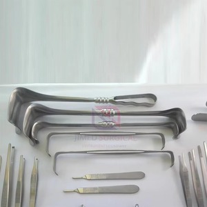 Vente en gros de l'ensemble de chirurgie plastique professionnel JIMED SURGICAL, 72 pièces, outils chirurgicaux en acier inoxydable, réutilisables, haute qualité, CE - Product Image 5