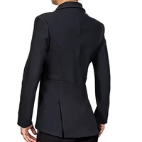 Chaqueta de Competición Ecuestre para Mujer, de Alta Calidad, Poliéster/Algodón, con Cuentas, Personalizable, Transpirable, de Secado Rápido, para Montar a Caballo