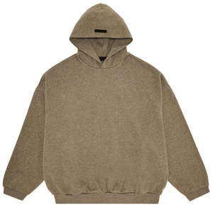 Olive Green <b>Oversized</b> Hooded Sweatshirt <b>Men</b> Casual <b>Fleece</b> Knitted Pullover Autumn Regular Fit Solid Color <b>Hoodie</b> - Product Image 5