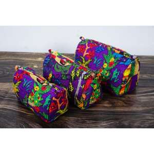 Juego de Bolsas de Viaje con Cierre y Borlas de Algodón Resistente, Ecológicas, Reutilizables, de Tamaño Pequeño, para Guardar Maquillaje - Product Image 2