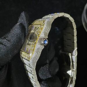 Reloj de Cuarzo Analógico con Pedrería para Hombre, Caja Redonda, Cristal de Zafiro, Cronógrafo de Lujo, 28mm, Cierre Oculto, un Regalo Espléndido - Product Image 5