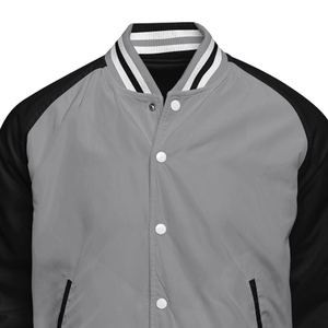 Full Sleeves 2025 High Quality Wholesale Best Design Unisex Varsity <b>Jacket</b> <b>Slim</b> <b>Fit</b> Geometric Cartoon Hooded OEM Serviced - Product Image 5