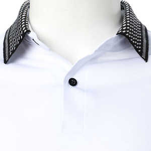 Chemises polo personnalisées pour hommes avec tissu de qualité supérieure, broderie de logo personnalisée, impression d'étiquettes, emballage et contrôle qualité professionnel - Product Image 4