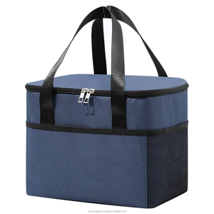 Sacs isothermes personnalisés d'usine, grande capacité, luxe, premium, imperméables, en polyester, sac à déjeuner, fermeture éclair, sac isotherme - Product Image 4