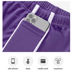 กางเกงขาสั้นผ้าตาข่ายโพลีเอสเตอร์ขายดีที่สุด ทรงพอดีตัว ยืดหยุ่นได้ดี เหมาะสำหรับผู้หญิง - Product Image 3