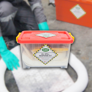 Oil Spill Kit 20L with Clear Box Portable Spill Response Kit for Oil Fuel Diesel Industrial Spill Control Factory Warehouse - Product Image 3