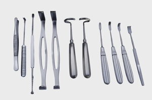 Ensemble d'instruments chirurgicaux pour la récolte des osselets, 11 pièces, pour interventions de chirurgie plastique, kit d'outils réutilisables en acier inoxydable - Product Image 2