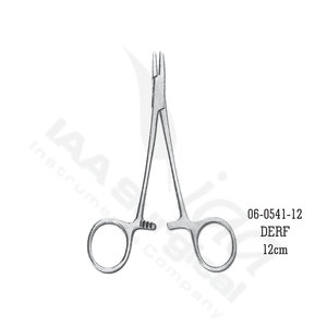 Portaagujas Quirúrgico Manual de Acero Inoxidable con Mango Plateado, Portaagujas Mayo Hegar, Certificado ISO13485, Instrumento Médico para Uso Hospitalario - Product Image 1
