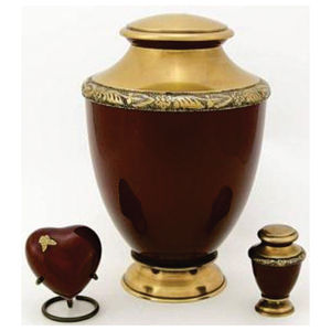 Handcrafted Brass Urn Human Ashes Large Cremation Urns Set Hand Engraved Metal Funeral Urn Heart <b>Keepsake</b> <b>Box</b> <b>Memorial</b> Urns - Product Image 1