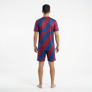 Ensemble de maillots de football américain personnalisés 100 % polyester, uniforme à séchage rapide, extensible dans quatre directions, respirant, vêtements de sport, service OEM pour - Product Image 3