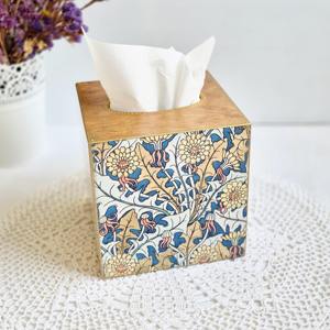 Caja de pañuelos de madera con diseño de cartas de póker para decoración de sala de juegos, accesorio al por mayor - Product Image 6