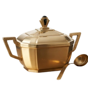 Soupières dorées polies, les plus vendues, soupières à sauce vintage, soupières indiennes en acier inoxydable pour la maison et la cuisine - Product Image 5