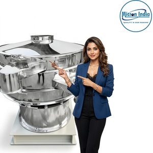 Máquina Tamizadora Vibratoria Automática de Acero Inoxidable con Control PLC |   Barril Digital para Polvo de Alta Eficiencia, Multicapa, Bajo Ruido - Product Image 5