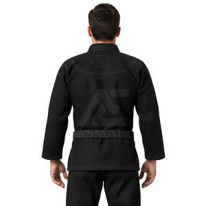 ชุดยิวยิตสูสีพื้นเรียบสำหรับผู้ชาย พร้อมโลโก้สั่งทำ ชุดสำหรับศิลปะการต่อสู้ ชุดยิวยิตสู - Product Image 5