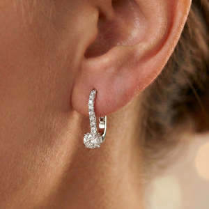 Pendientes de Oro de 10K con Diamantes Cultivados en Laboratorio, Corte Brillante Redondo de 1.46Ct, Ligeros, Estilo Único, Pedido al por Mayor, Suministro de Joyería Fina Sostenible - Product Image 6